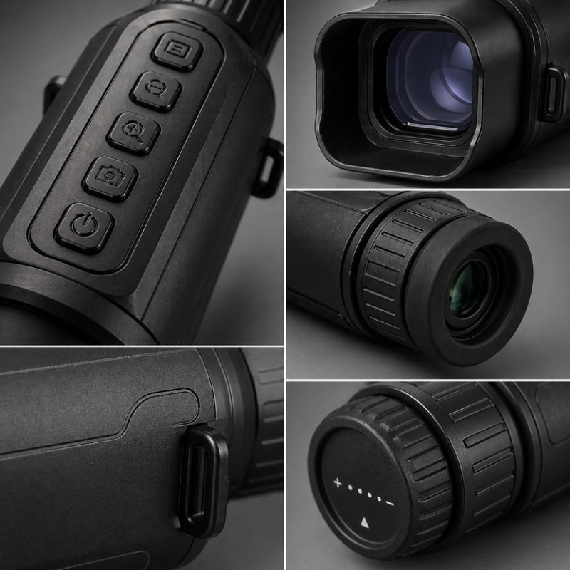 Цифровий монокуляр нічного бачення з ІЧ підсвіткою та 16× зумом