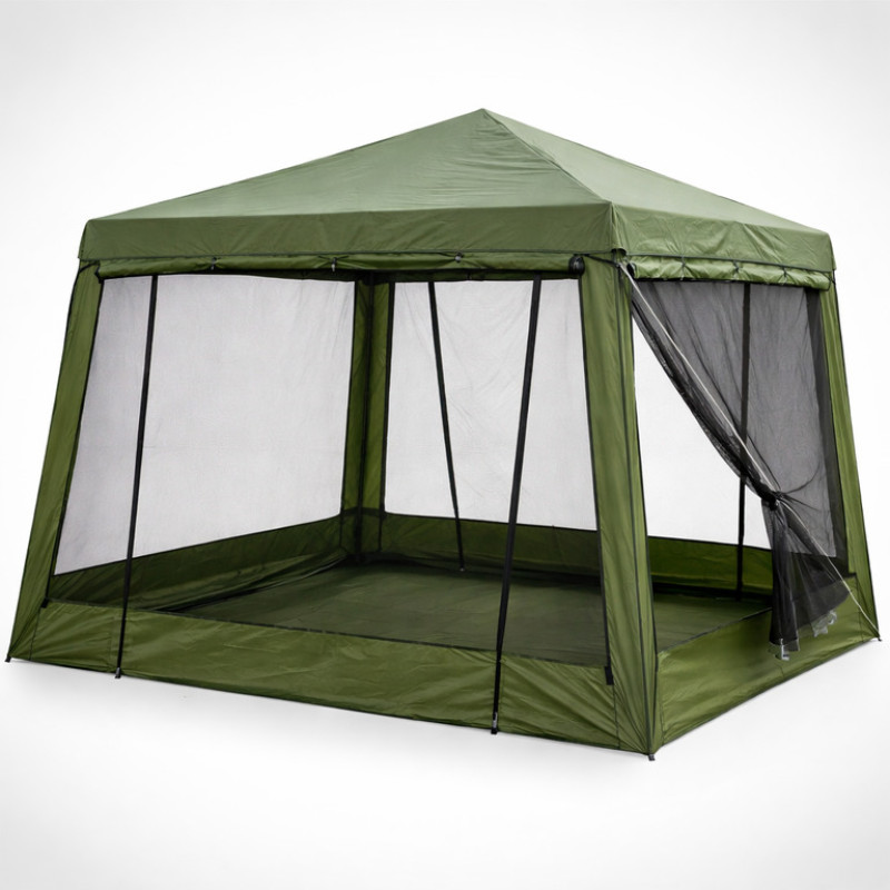 Намет-тент альтанка Lanyu 1628D з москітною сіткою (літній павільйон)