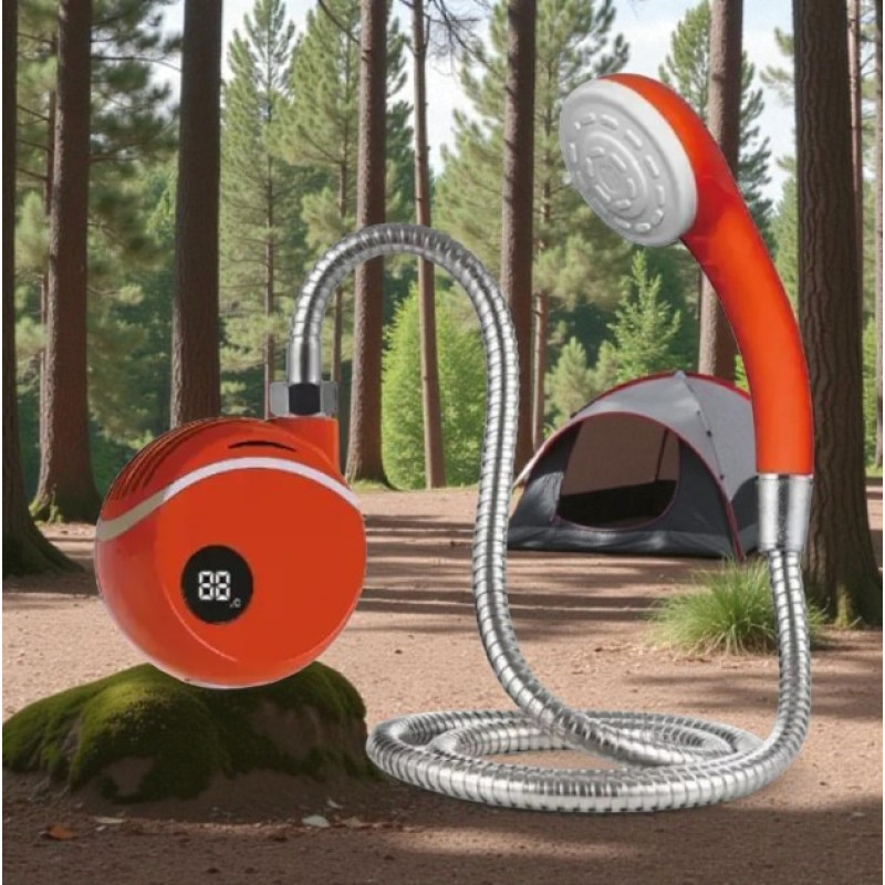 Портативный душ для кемпинга и дачи Li-ion 2000 мА·ч Portable Outdoor Shower с насосом