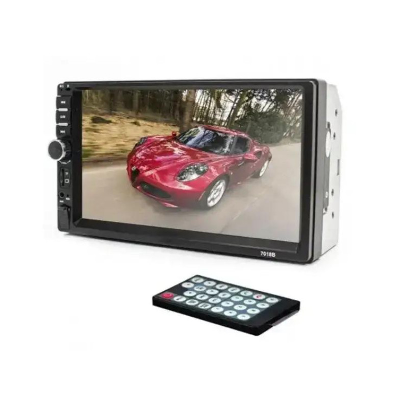 Автомагнитола 2DIN 7018B с Bluetooth, сенсорная, с пультом, FM/USB, 7 дюймов