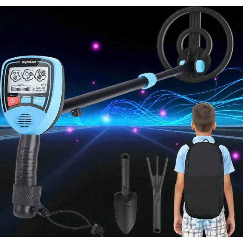 Металошукач MD-1012 з LCD-дисплеєм — портативний детектор металу для дітей та початківців