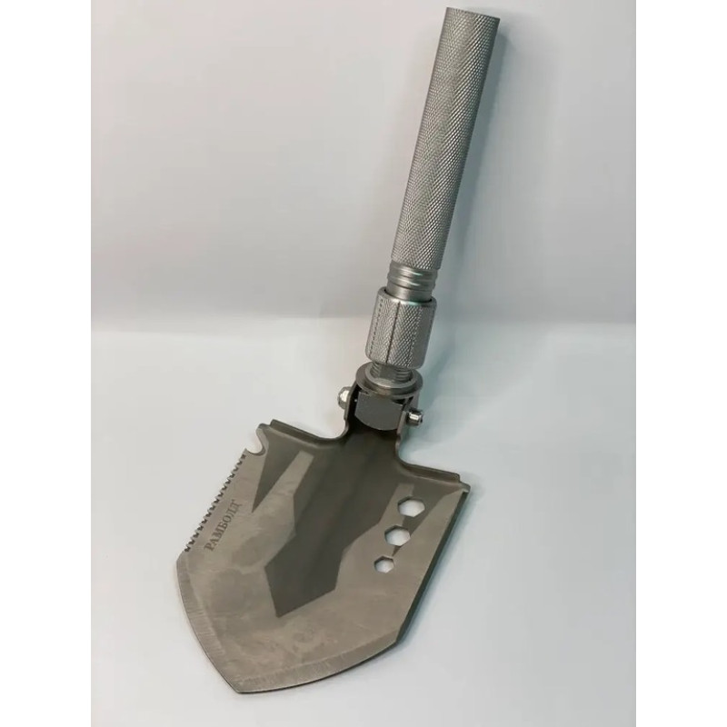 Туристична складана саперна лопата-мультитул 8-в-1 із чохлом, викруткою і ножем