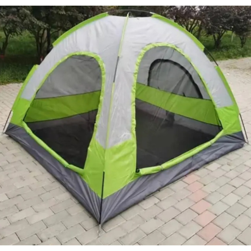 Палатка туристическая 6042 на 4 человека с навесом, тамбуром и москитной сеткой