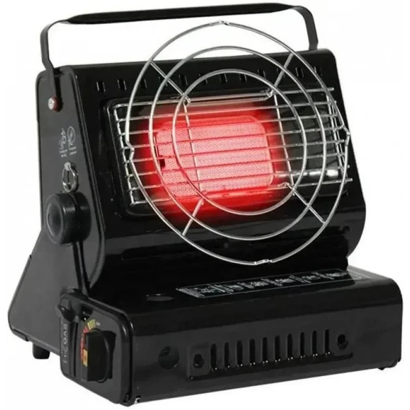 Переносной газовый обогреватель-плитка 2в1 Happy Home