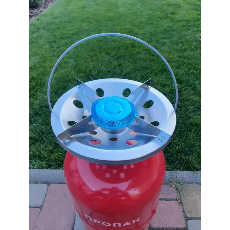 Туристичний газовий балон-пікнік Superplast BK 12 л – металевий балон для кемпінгу, відпочинку та побуту