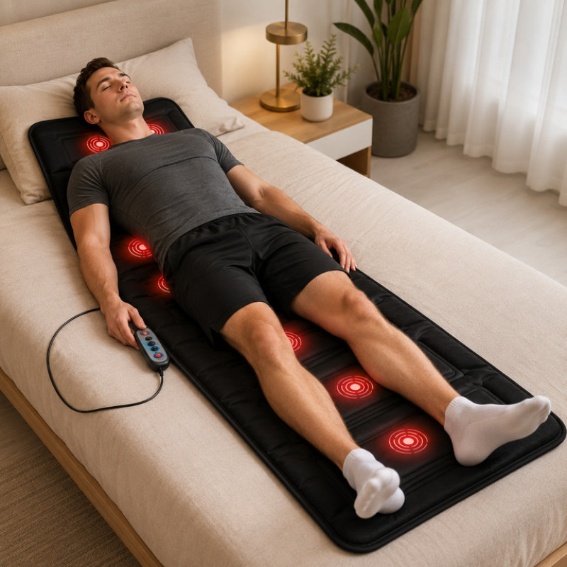 Электронный массажный матрас с подогревом для тела Massage Mat