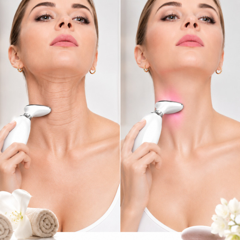 Лифтинг-массажёр FACE LIFTER для кожи лица и шеи с микротоками и LED-терапией