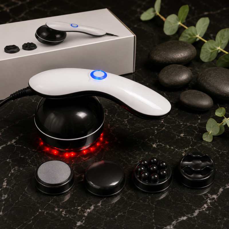 Ручной антицеллюлитный массажёр для тела с подогревом Body Massage