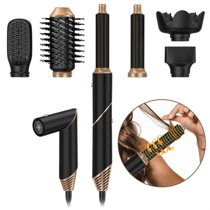 Багатофункціональний стайлер для волосся Hot Air Styler 6в1
