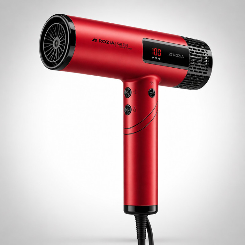 Фен ROZIA A1 AND-6162-9 1800 Вт BLDC – быстрая сушка и защита волос