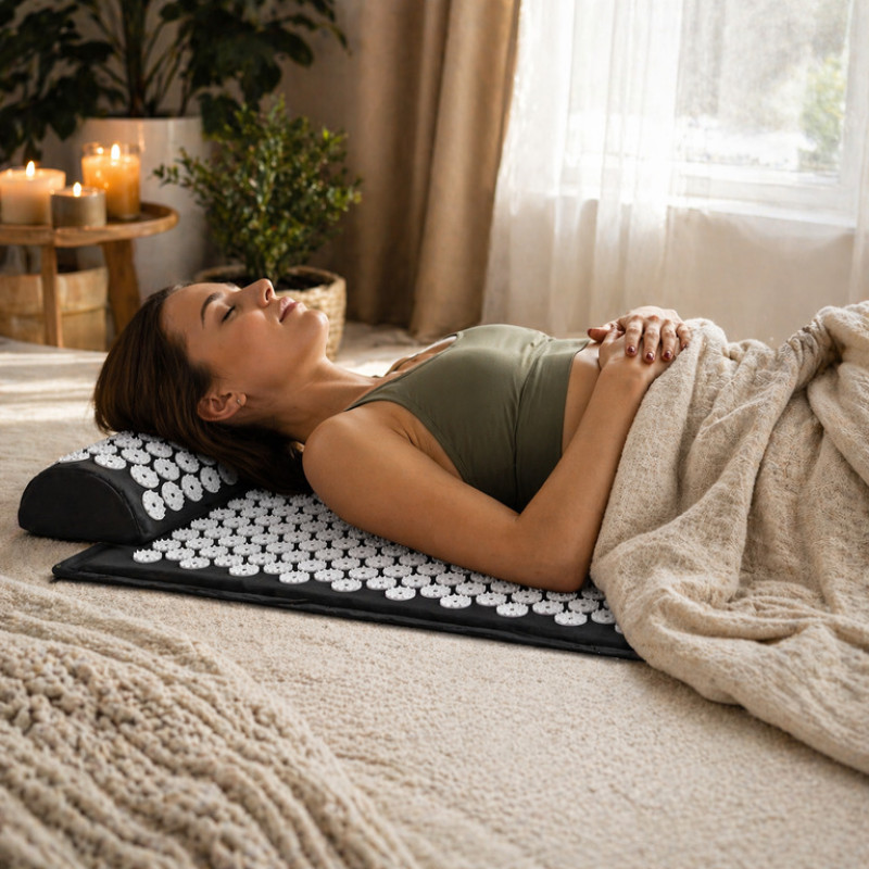 Акупунктурний масажний килимок Ommassage Yantra Mat 65×41 см