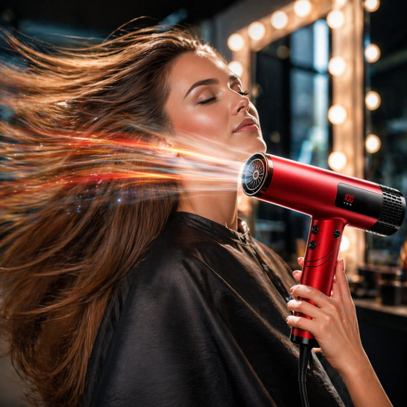 Фен ROZIA A1 AND-6162-9 1800 Вт BLDC – быстрая сушка и защита волос