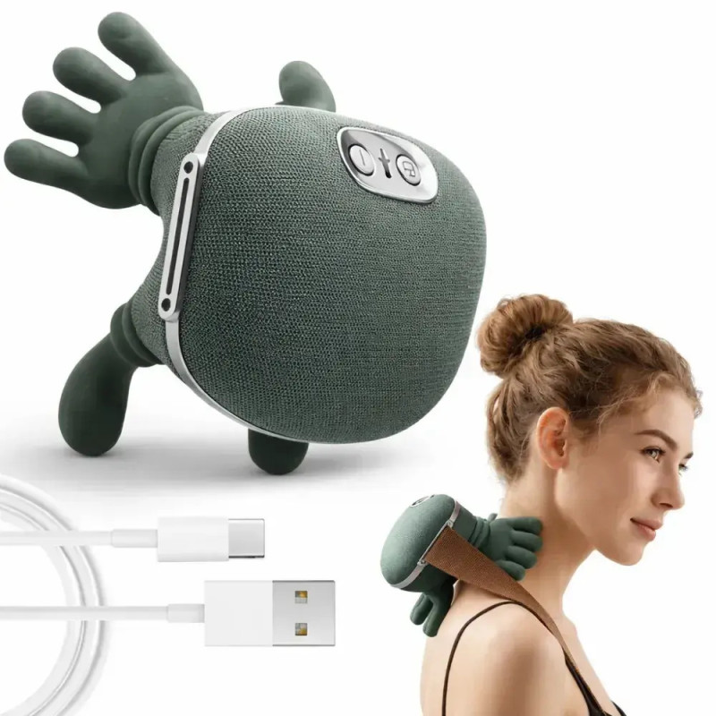 Беспроводной массажер для шеи и плеч Zenith N7 с подогревом, 10 режимов