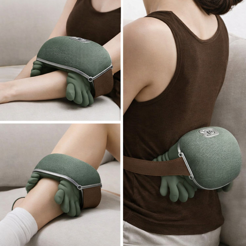 Беспроводной массажер для шеи и плеч Zenith N7 с подогревом, 10 режимов