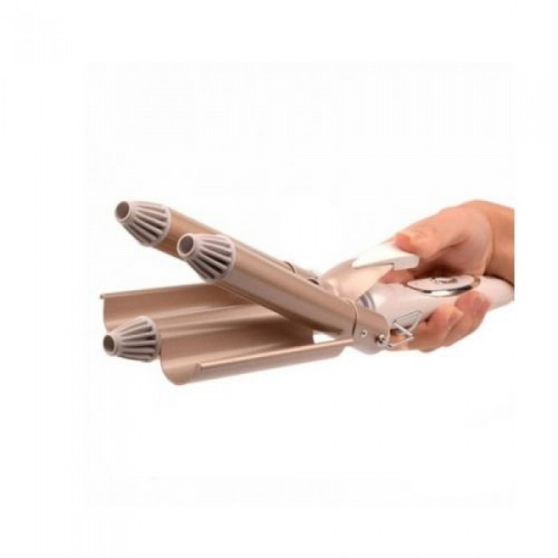 Тройная плойка Geemy GM-1988 с керамическим покрытием 25 мм, 2 температурных режима