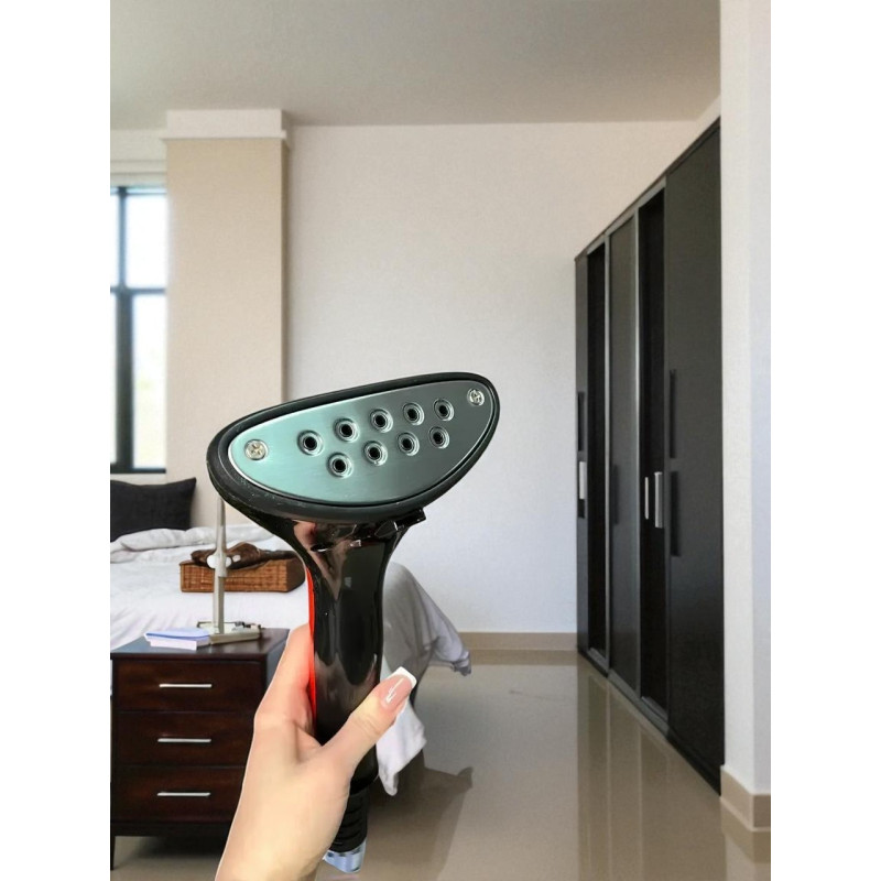 Відпарювач вертикальний для одягу Garment Steamer 2000W Червоний – паровий прас для всіх типів тканини